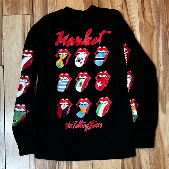 Market Rolling Stones black LS Tee M - Picture 4 of 4